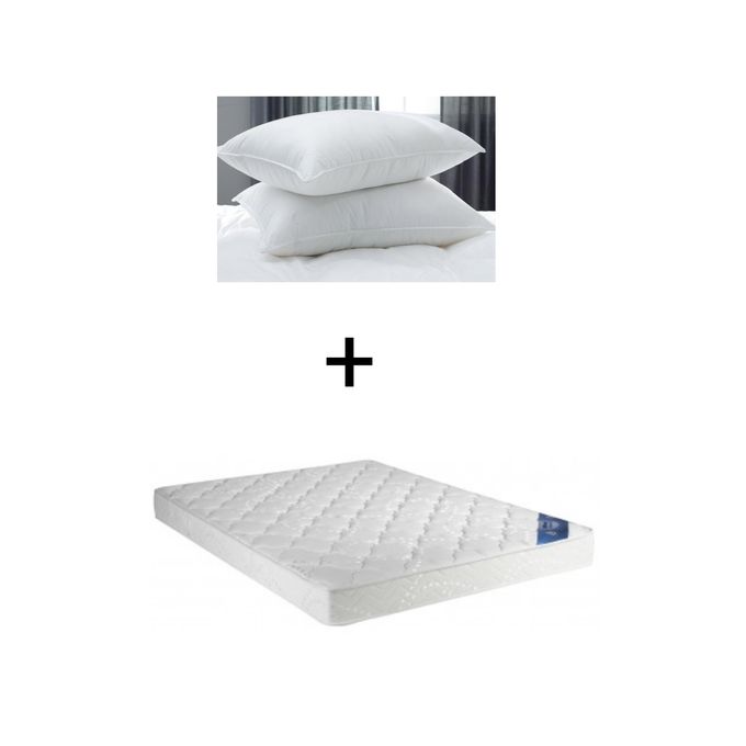 Pack matelas orthopédique lux + oreiller et drap offert - 180x190x20cm Pack matelas orthopédique lux + oreiller et drap offert - 180x190x20cm