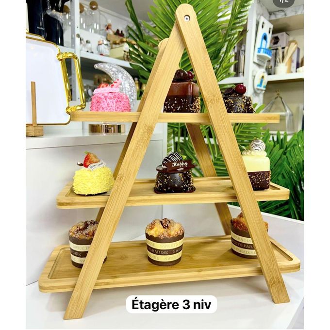 Panier fruit et légumes doré 3 niveaux Panier fruit et légumes doré 3 niveaux