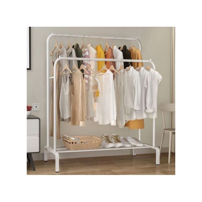 Penderie double barre pour habits, chaussures, sacs... Penderie double barre pour habits, chaussures, sacs...