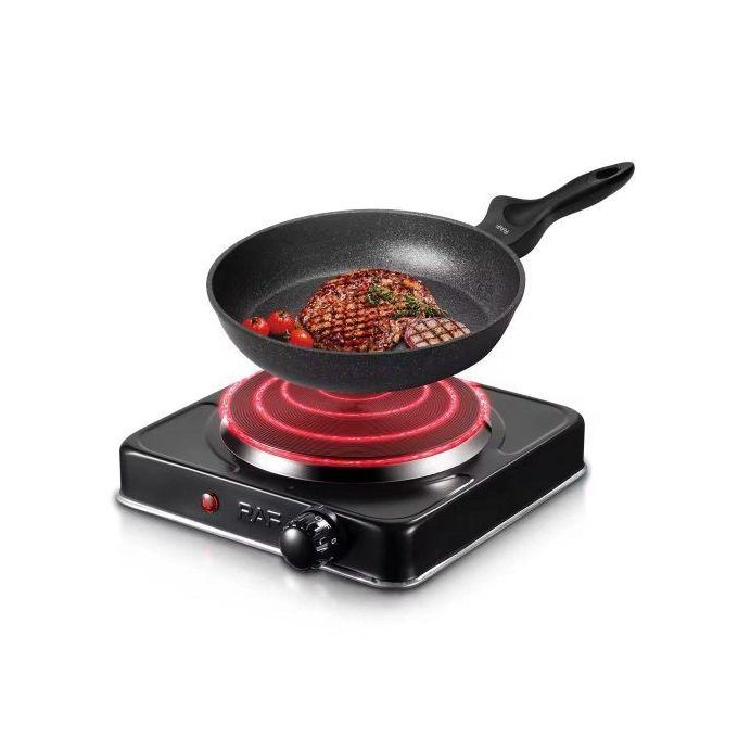 Petit réchaud électrique, 1000 W, convient pour la cuisine