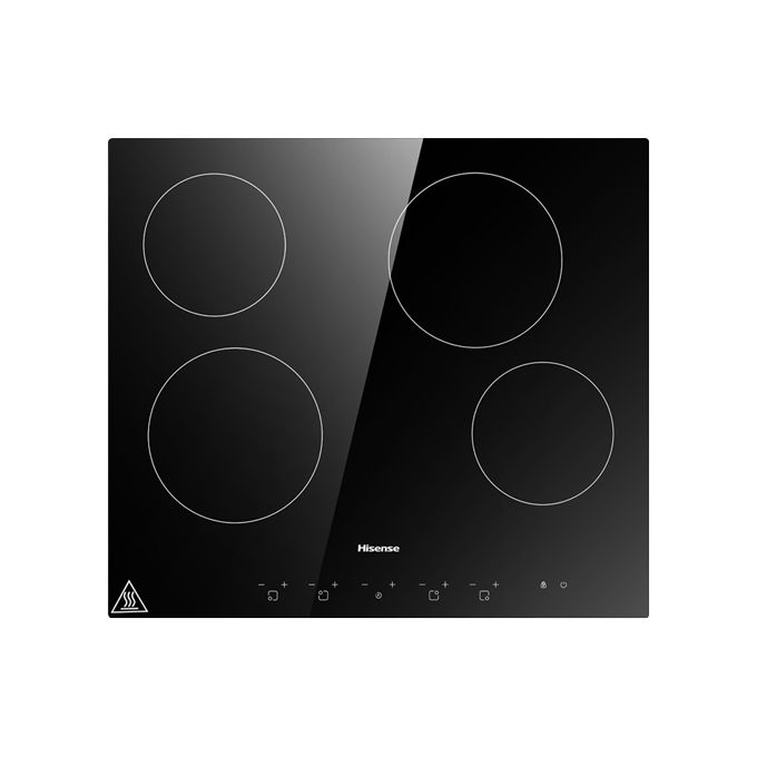 PLAQUE DE CUISSON ENCASTRABLE EN VERRE CÉRAMIQUE - 4 FEUX - 60X60 CM - ÉLECTRIQUE - NOIR HHU60CEEC PLAQUE DE CUISSON ENCASTRABLE EN VERRE CÉRAMIQUE - 4 FEUX - 60X60 CM - ÉLECTRIQUE - NOIR HHU60CEEC