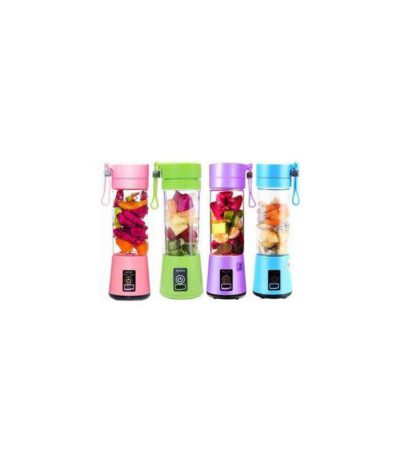 Portable Mixeur des Fruits rechargeable avec USB,Mini Blender - Bleu