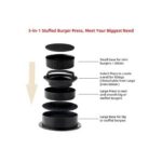 Presse à Hamburger ABS + 50pcs Papier Huilé, Accessoires Cuisine