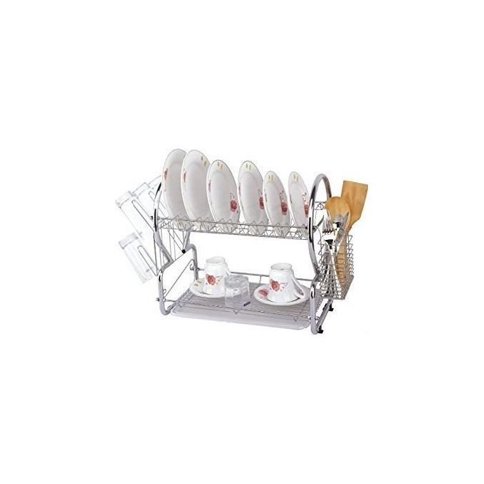 Range Vaisselle 3 en 1 - 2 Niveaux - Séchoir Assiettes, Tasses & Bols Range Vaisselle 3 en 1 - 2 Niveaux - Séchoir Assiettes, Tasses & Bols