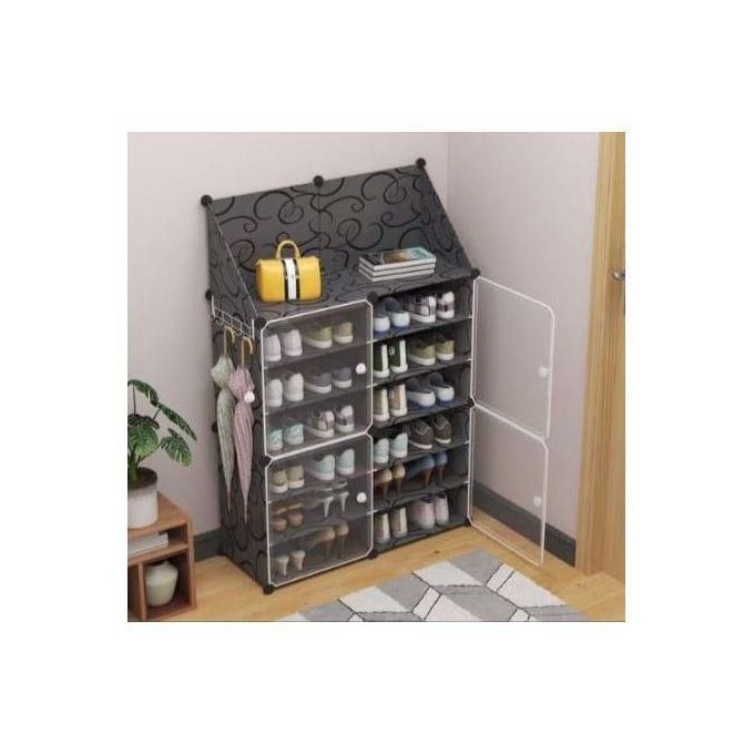 Rangement de Chaussures Plastique Cube 24 Paires Rangement de Chaussures Plastique Cube 24 Paires