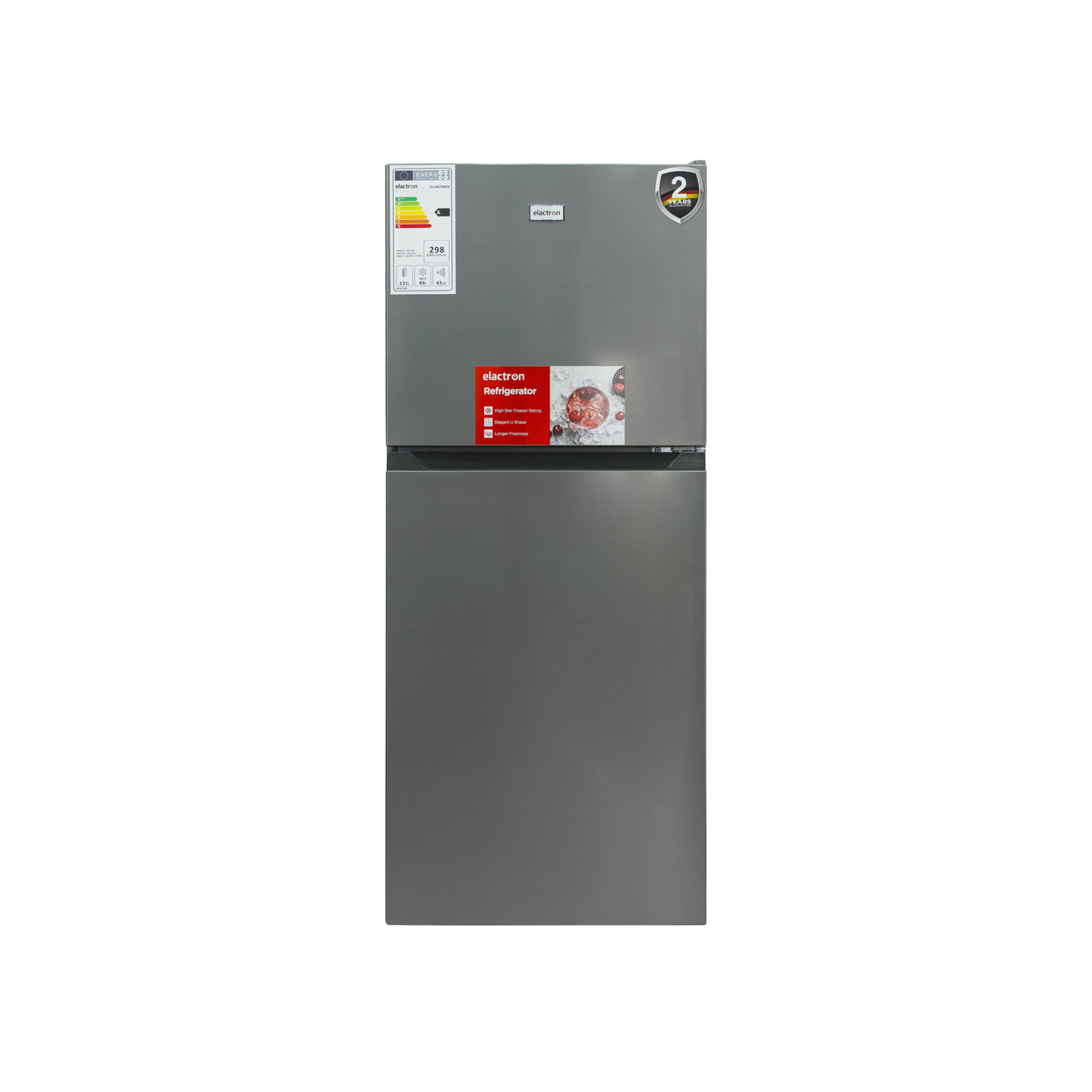 REFRIGERATEUR ELACTRON 2PORTES NOFROST GRIS EL146TMDX REFRIGERATEUR ELACTRON 2PORTES NOFROST GRIS EL146TMDX