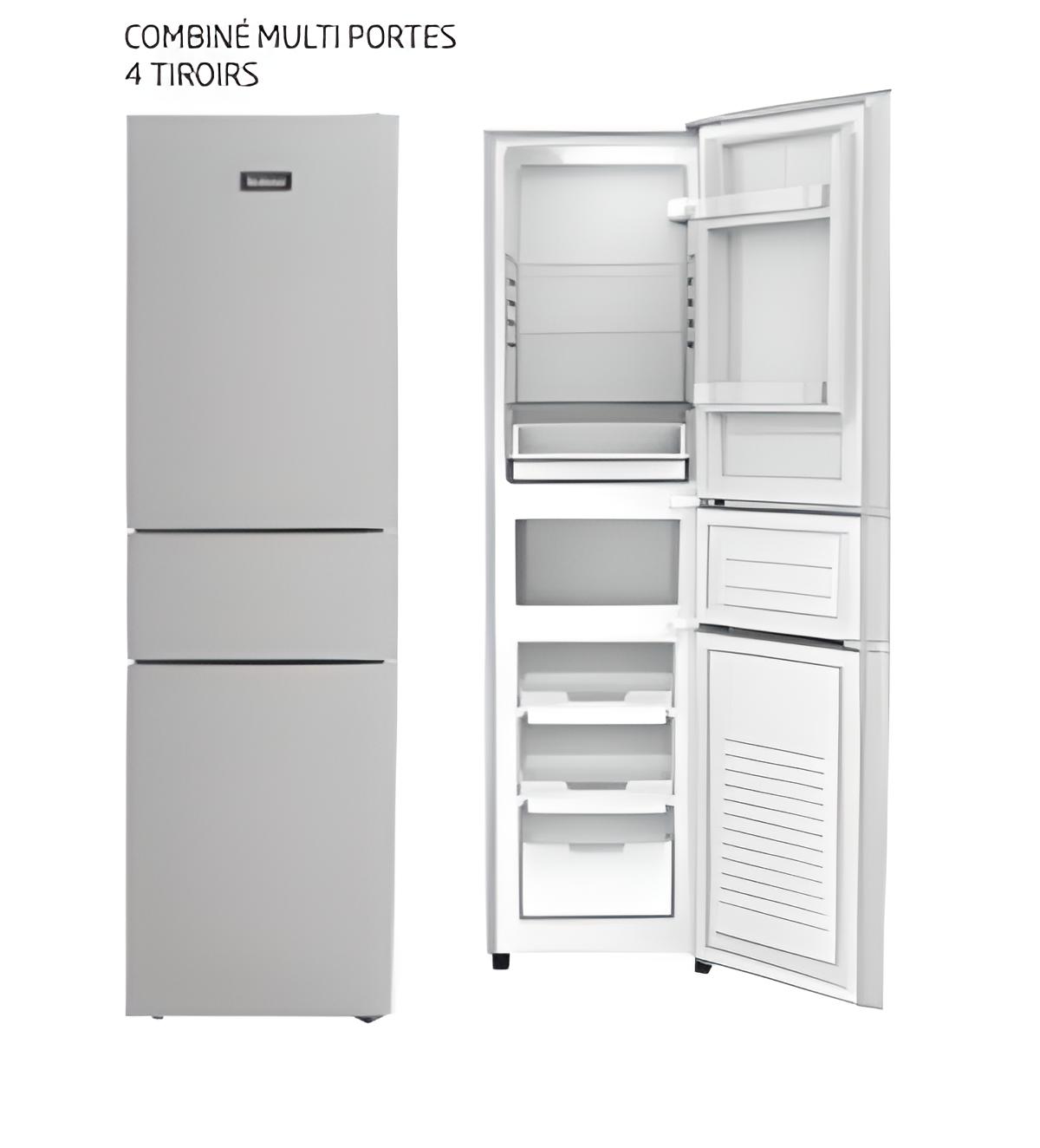 REFRIGERATEUR ENDURO COMBINE 4TIROIRS 246LITRES GRIS RORMP246X REFRIGERATEUR ENDURO COMBINE 4TIROIRS 246LITRES GRIS RORMP246X