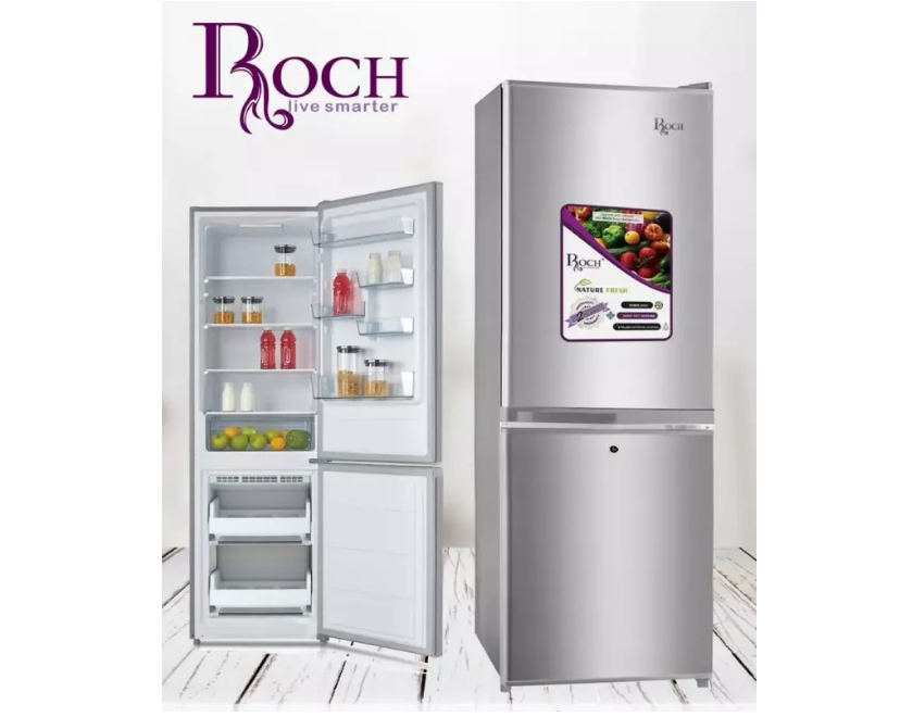 REFRIGERATEUR ROCH COMBINE 2TIROIRS 150L SILVER RFR150DBL REFRIGERATEUR ROCH COMBINE 2TIROIRS 150L SILVER RFR150DBL
