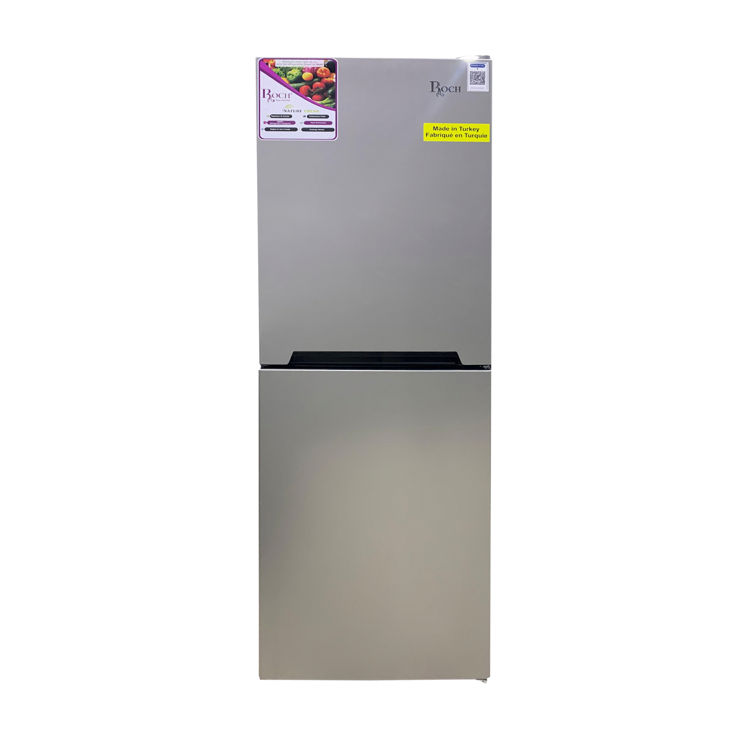REFRIGERATEUR ROCH COMBINE 4TIROIRS 300LITRES GRIS RFR300DBH REFRIGERATEUR ROCH COMBINE 4TIROIRS 300LITRES GRIS RFR300DBH