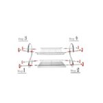 Séchoir à vaisselle à 2 Niveaux - Égouttoir - Acier chrome - Argenté