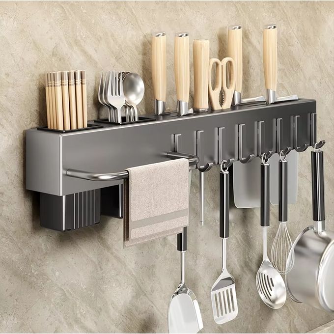 Support à Outils Multifonctionnel Mural-support De Rangement Pour Outils De Cuisine Support à Outils Multifonctionnel Mural-support De Rangement Pour Outils De Cuisine