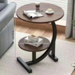 Table basse moderne en forme de CERCLE - bois