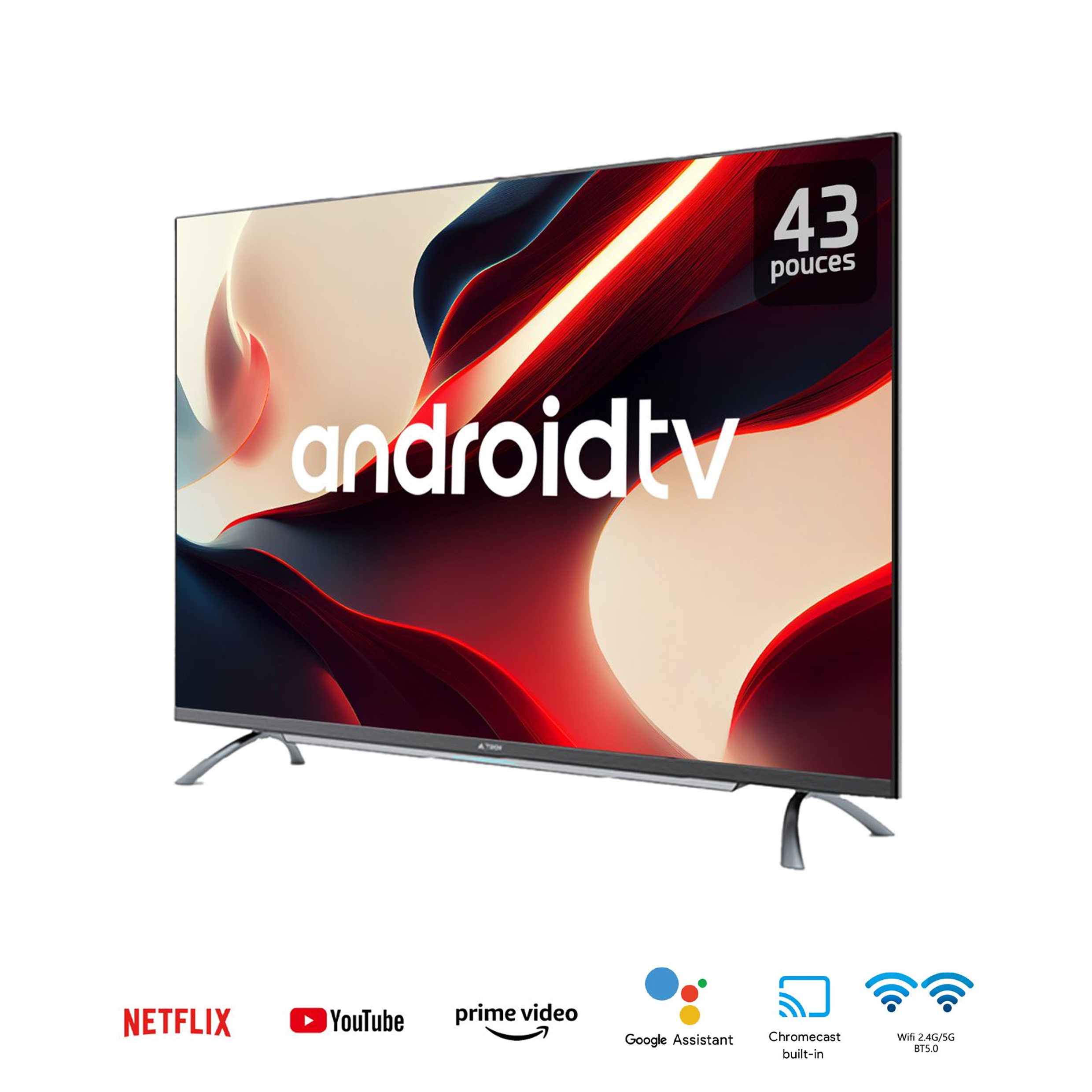 TELEVISEUR ASTECH 43 » SMART ANDROID 43AC111D TELEVISEUR ASTECH 43 » SMART ANDROID 43AC111D