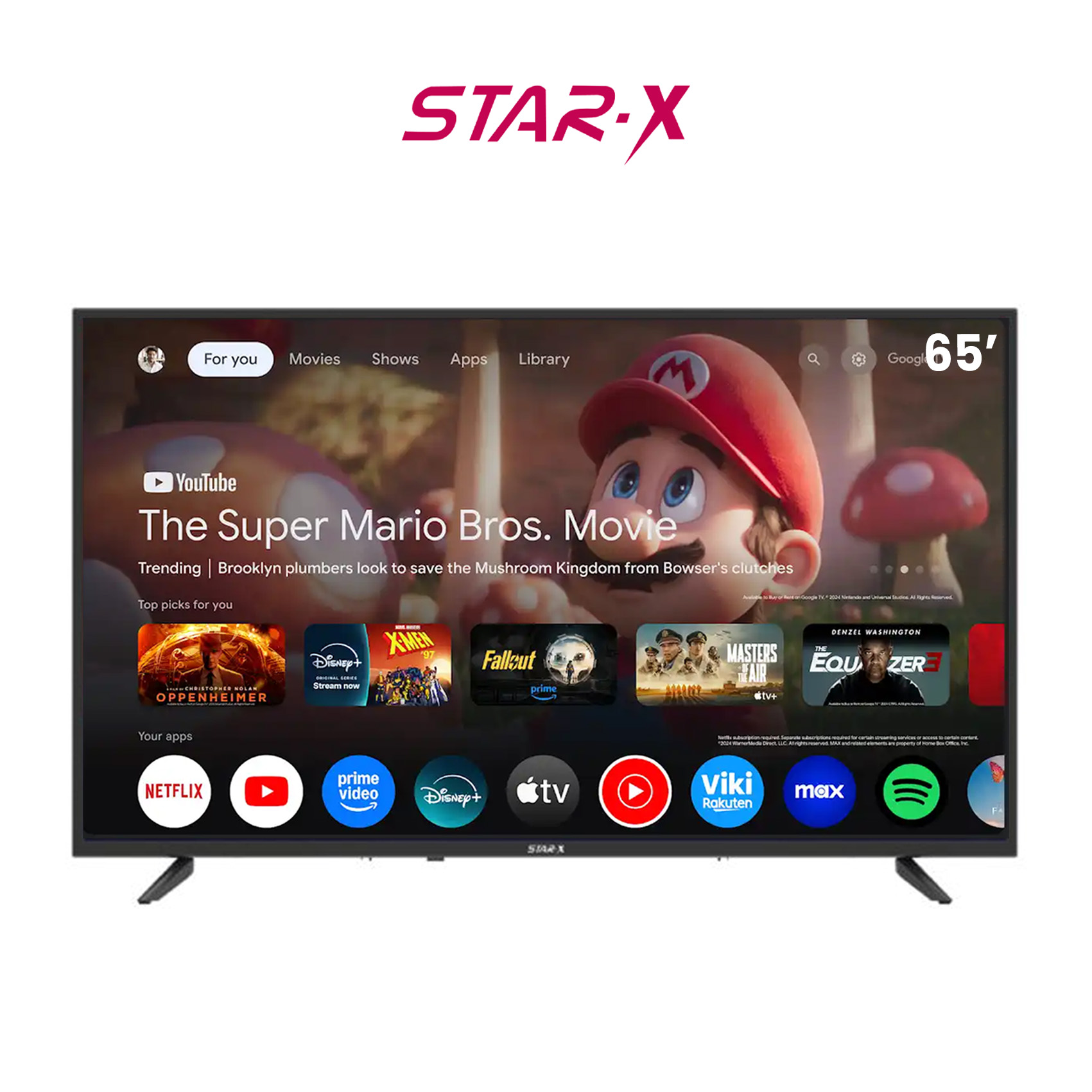 TELEVISEUR STAR X 65 » SMART GOOGLE TV 65UH680G TELEVISEUR STAR X 65 » SMART GOOGLE TV 65UH680G