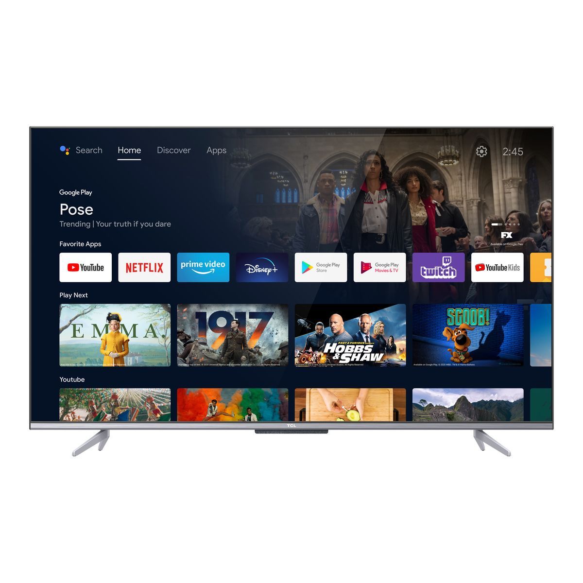 TELEVISEUR TCL 65 » SMART GOOGLE TV 4K 65P635/65P755 TELEVISEUR TCL 65 » SMART GOOGLE TV 4K 65P635/65P755