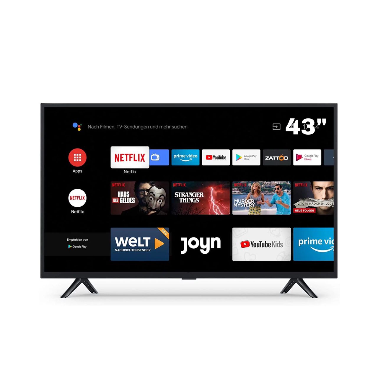 TELEVISEUR WEST 43 » SMART ANDROID 43ZBD20W TELEVISEUR WEST 43 » SMART ANDROID 43ZBD20W