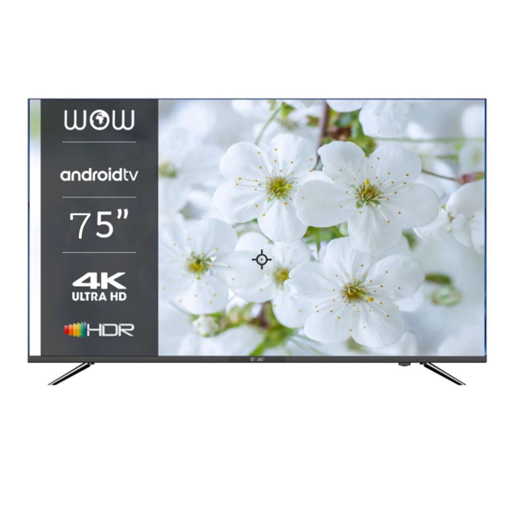 TELEVISEUR WOW 75 » SMART ANDROID 4K WA75SU7200C3