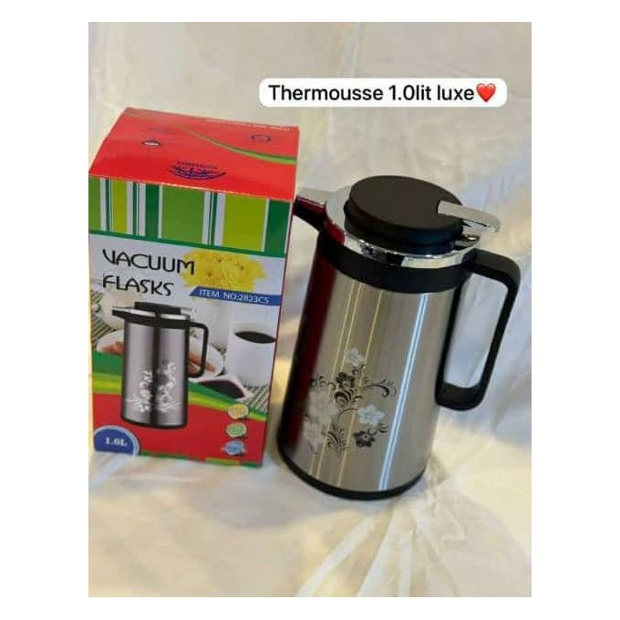 Thermos Isotherme 1l Inoxydable - Gris/Noir Thermos Isotherme 1l Inoxydable - Gris/Noir