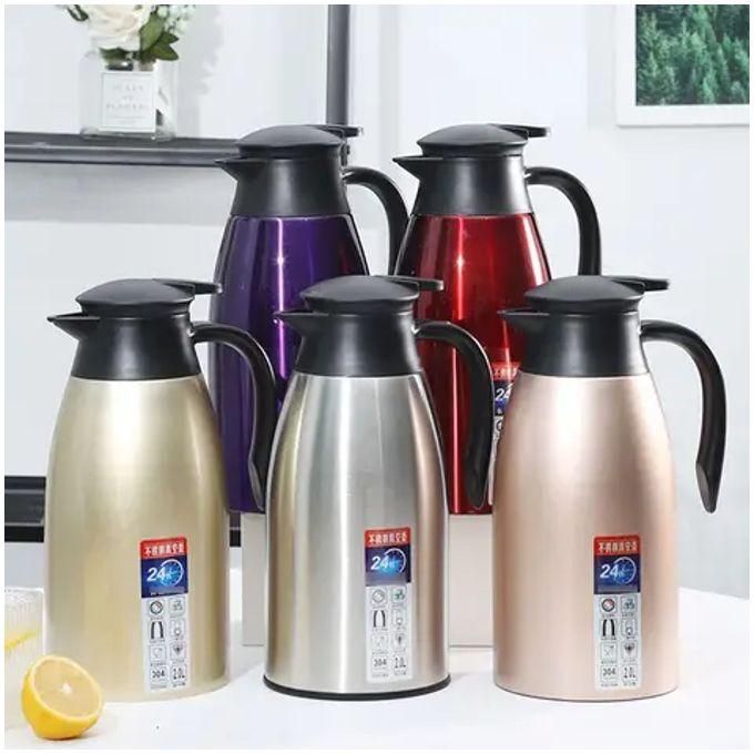 Thermos Isotherme Incassable Inox 24H - 2L pour maison et hotel