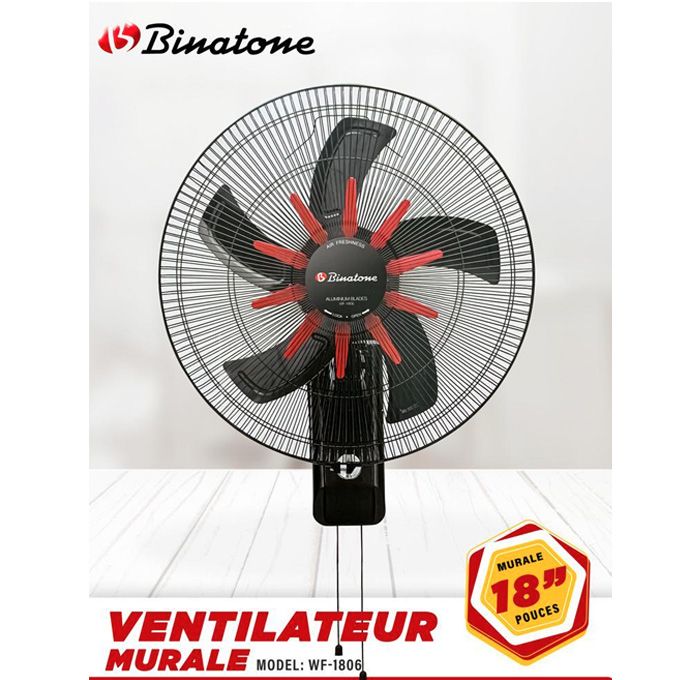 Ventilateur Binatone Mural 18 pouces WF – 1806 Ventilateur Binatone Mural 18 pouces WF – 1806