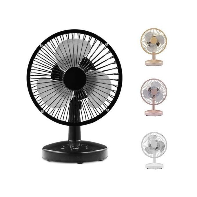 Ventilateur mini rechargeable- deux vitesses & câble de charge + batterie Ventilateur mini rechargeable- deux vitesses & câble de charge + batterie