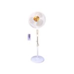 Ventilateur Sur Pied avec Télécommande -qualité - Blanc