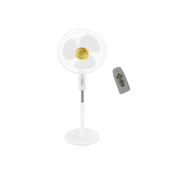 Ventilateur Sur Pied - Blanc - Evernal + Télécommande Ventilateur Sur Pied - Blanc - Evernal + Télécommande