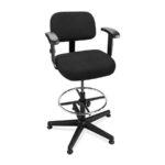 Chaise Ergonomique en Maille et Acier Chromé